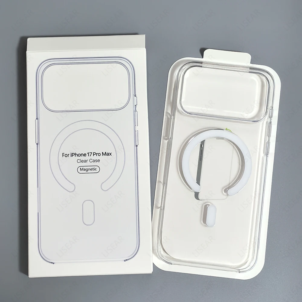 Original For Magsafe Clear Phone Case For iPhone 18 17 16 15 14 13 12 Pro Max Mini Wireless Charging With Touch Camera Button 1