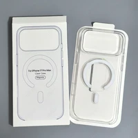 Original For Magsafe Clear Phone Case For iPhone 18 17 16 15 14 13 12 Pro Max Mini Wireless Charging With Touch Camera Button 1