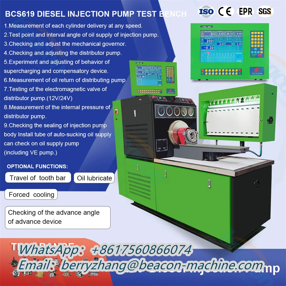 ES619 BCS619 Diesel Injection Pump Auto Repair Test Bench Diesel Injector  Calibration Machine With All Accessories Testing Stand - AliExpress