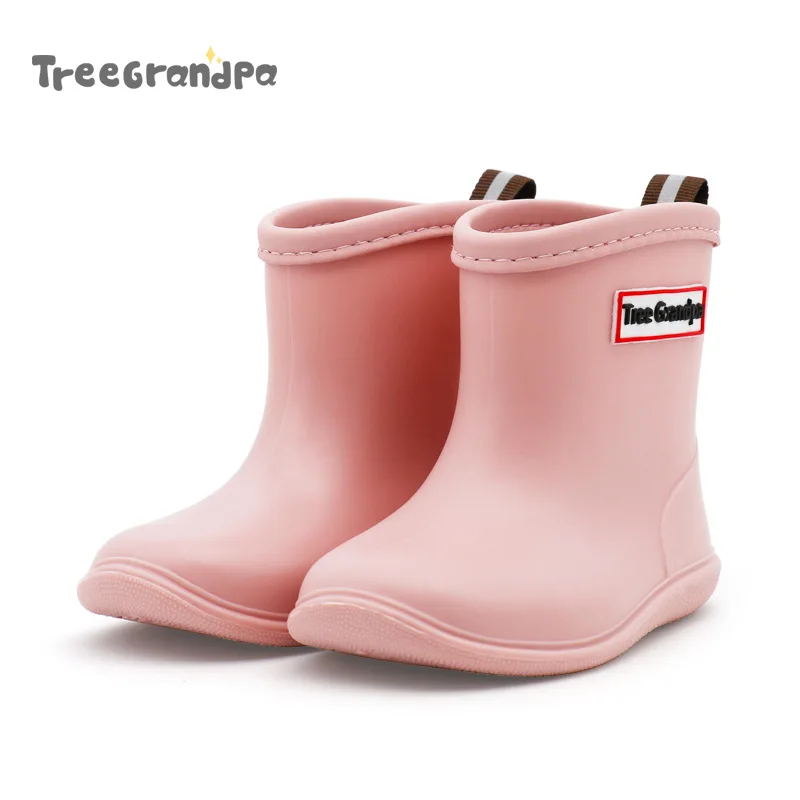 Children's Lightweight Mid-Calf Rain Boots - Soft Bottom Water Shoes