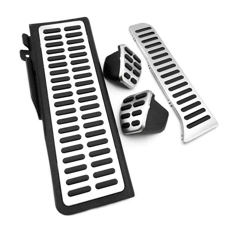 AT MT Car Foot Pedal for SEAT Leon Mk2 1P 2005~2012 2006 2007 2008 2009 Rubber Anti-skid Pedal Brake Cover Stainless Steel