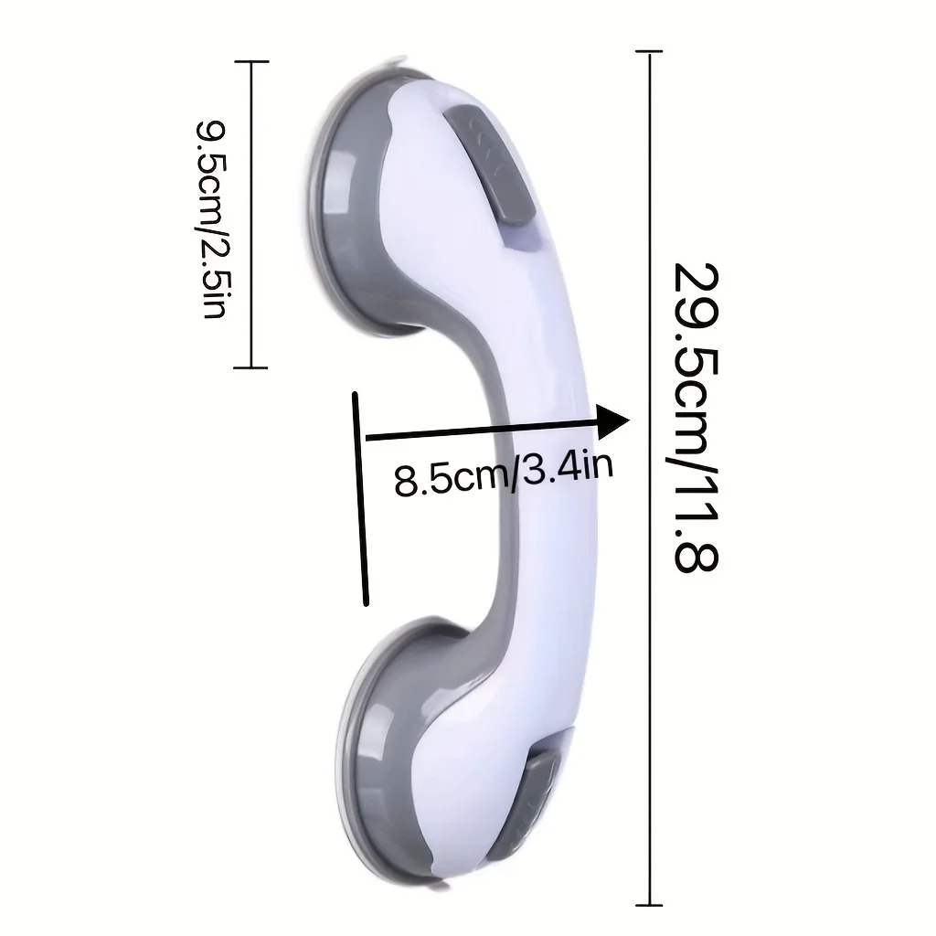 Bathroom Handrail Shower Handle Grab Bars For Bathtubs Showers Suction Grab Bar Bathroom Bathtub Bath Handles Handicap Elderly Seniors Safety Grip