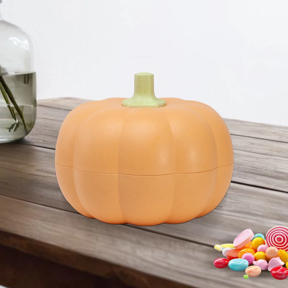 Description Picture 4 of itemDivided Pumpkin Snack Holder with Toothpick Storage Pumpkin Snack Bowl Fruit Plate for Candy Fruits Nuts Snacks Christmas Dish