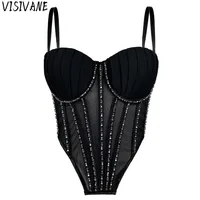 Y2k Tops Shirts for Women Clothing Camis Tees Tank Top Women Clothes Sexy Corset Hotsweet Party Club Stage Show Underwear