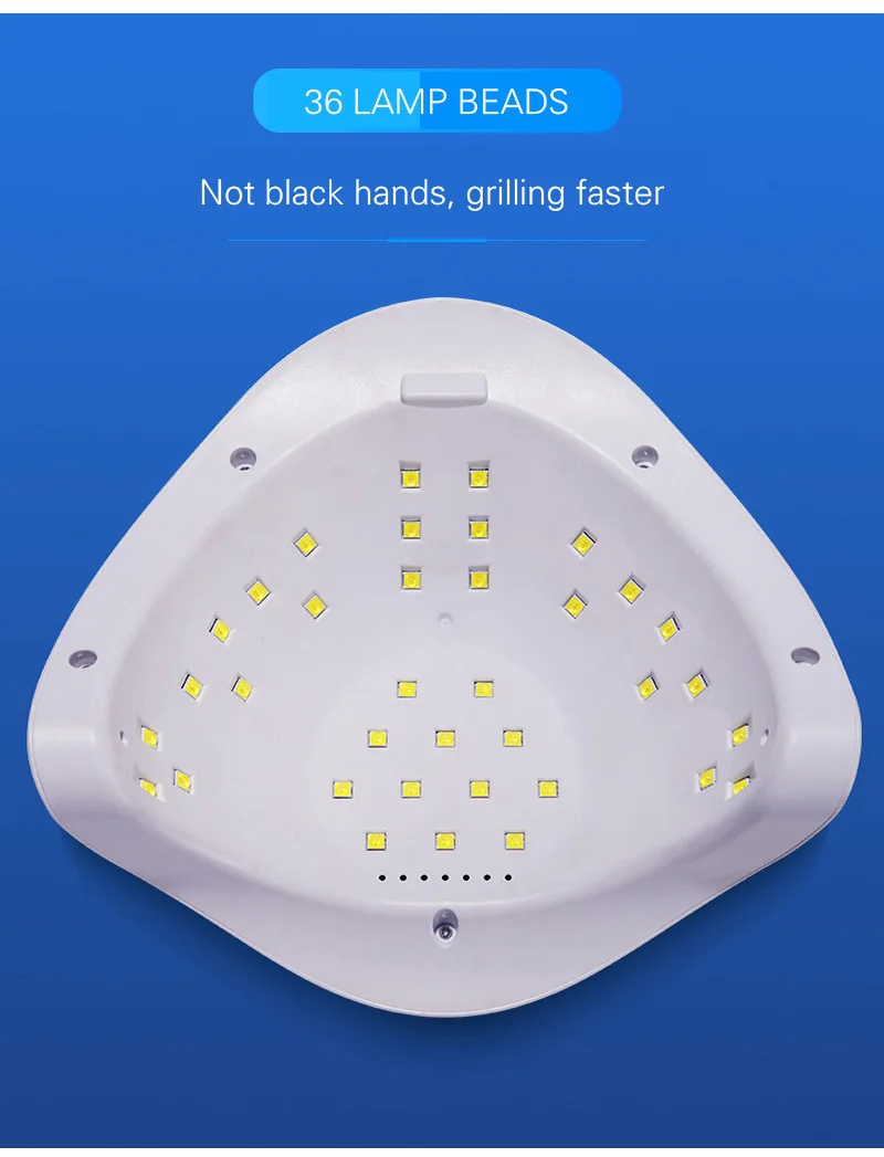 F2 UV Lamp Light for Curing All Gel Nail Polish Nail Dryer Drying LED Lamp With Motion Sensing Manicure Pedicure Salon Tool