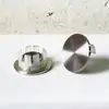Stainless Steel Sink Overflow Covers Round Replacement Wash Basin Overflow Ring Plug Sink Hole Cover Kitchen Bathroom Supplies 2