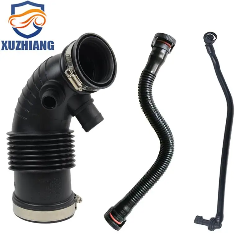 11157608144 11157614690 13717597586 Air Duct Filtered Pipe Air Intake Hose With Steel Ring For BMW F20 F21 F30