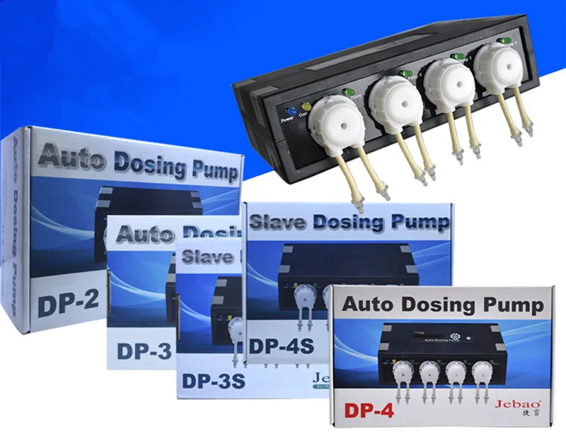 JEBAO JECOD DP2 DP3 DP4 DP-2 DP-3 DP-4 DP3S DP4S DP-3S DP-4S Auto Dosing Pump-Automatic Doser for Marine Reef Doser3.4 2.4 aquarium dosing pump