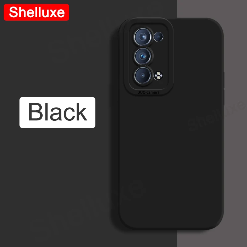 Premium Shelluxe Liquid Silicone Shockproof Phone Case - Square Design, Soft Touch, Enhanced Protection