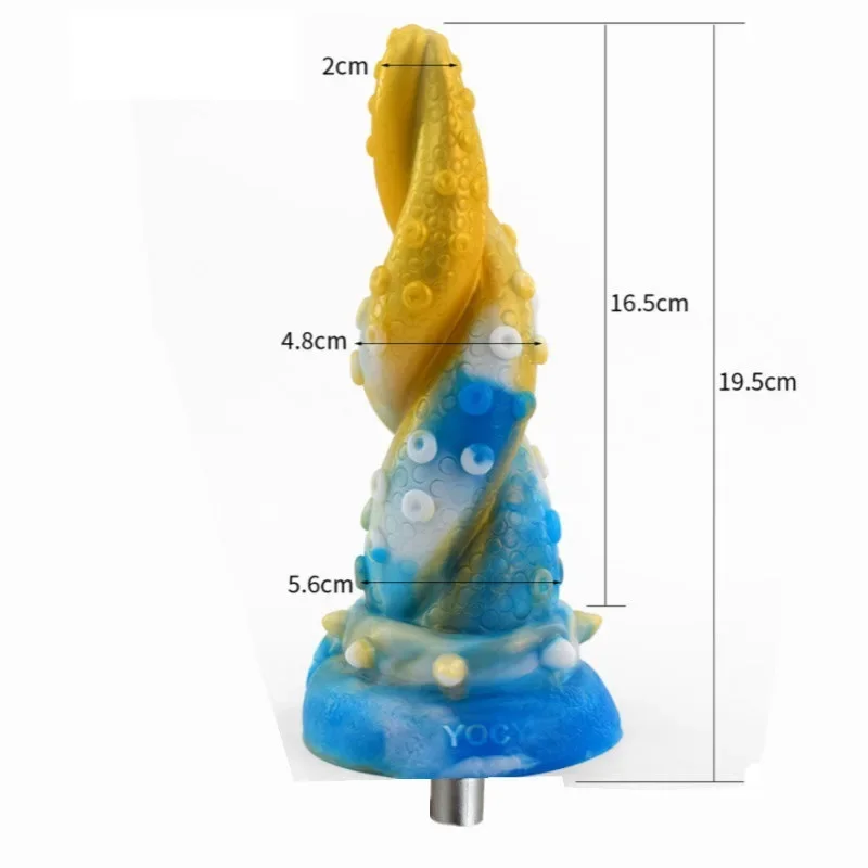 Liquid Silicone Special-shaped Dildos 3XLR Sex Machine Attachments G-spot Stimulate Penis Masturbation Accessories adult toy