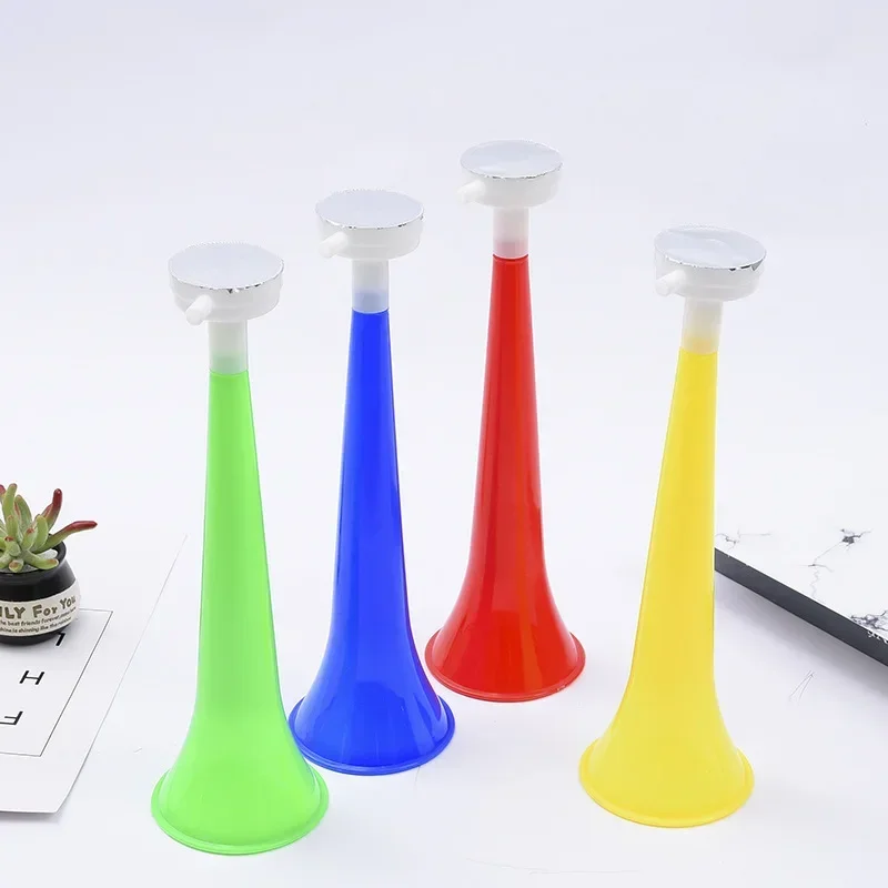 Cheer Plastic Horn Football Game Fans Cheerleader Accessori Puntelli Vuvuzela Kid Tromba World Cup Giochi Fan Tifo Corno Aria