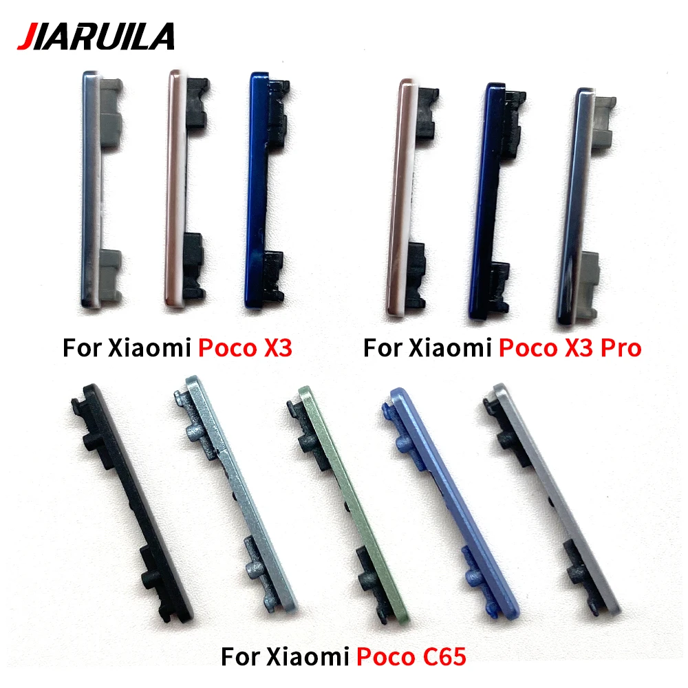 NEW Replacement Volume Power Button Side Key For Xiaomi Poco F3 X3