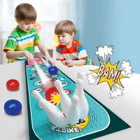 Mini Desktop Bowling Toy Set for Children's Fun Indoor Cartoon Table Game Set for Boys and Girls Children's Development Sports 1