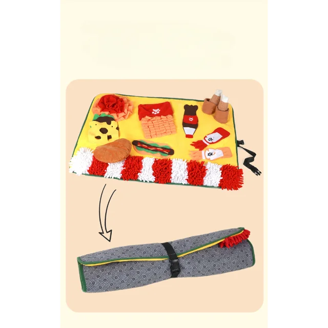New Pet Sniffing Pad Dog Sniffing Pad Training Pad Foraging Hiding Smelling and Making Sounds for Dogs Toy Supplies 6