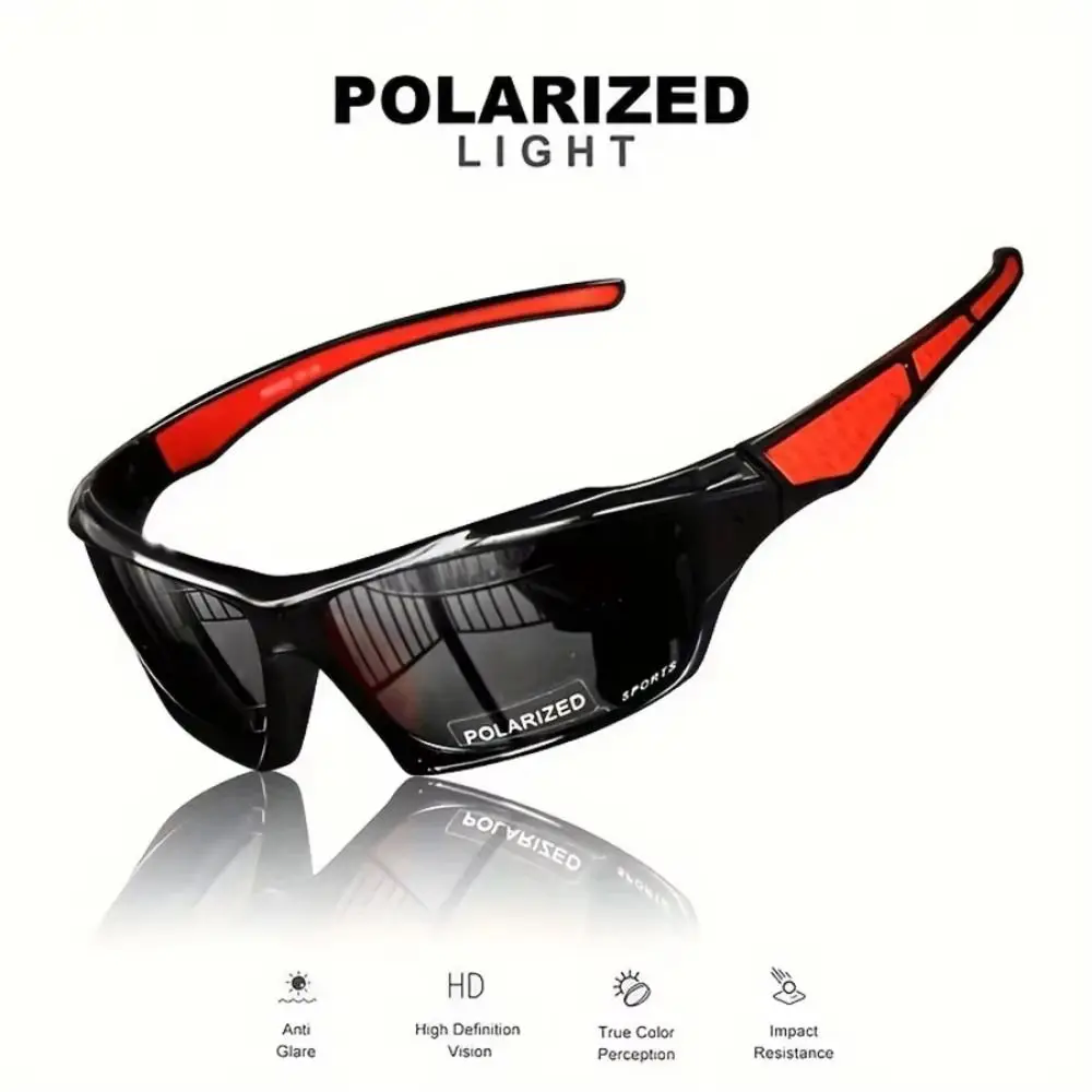 Cycling Sunglasses Cycling Glasses Sun Glasses Lens Sunglasses Bicycle Glasses Sports Glasses Sport Sunglasses Sports Goggles UV400 Polarized Cycling Sunglass HD Lens Sunglasses UV Resistant Cycling Glass Windproof Lightweight Outdoor Sport Goggle