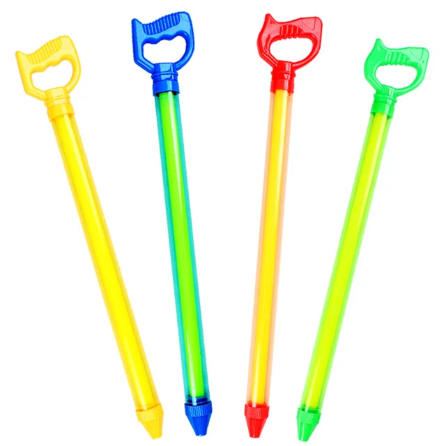 Summer Pulling Type Water Gun Cannon Swim Sprayer Toy Outdoor Fun Beach Single-Tube Water Outlet Water Guns Water Shooter 5