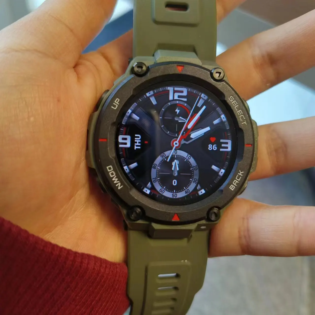 Amazfit-reloj inteligente t-rex TREX para hombre, pulsera deportiva con  GPS, resistente al agua, electrónico, para exteriores, 90-95