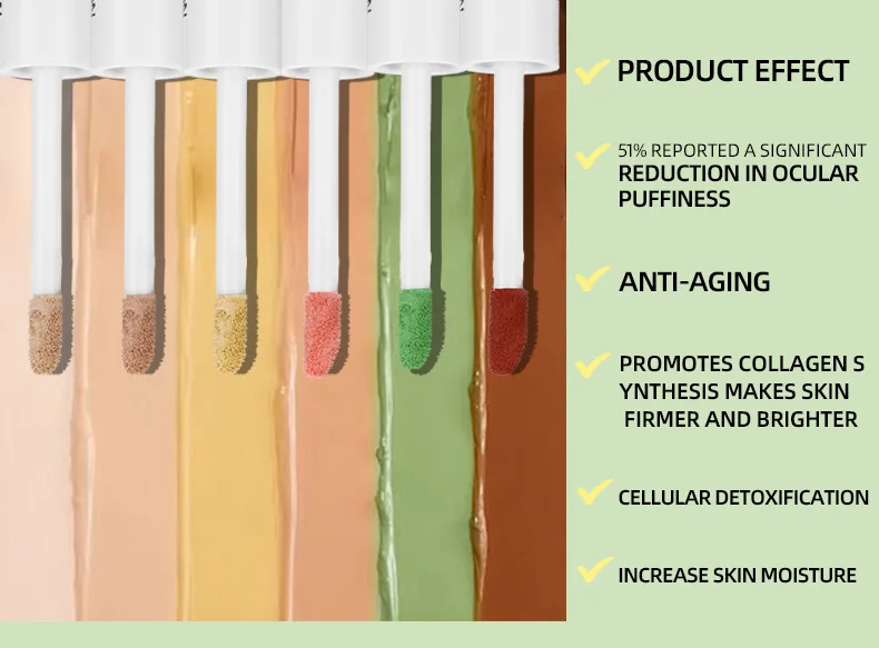 Description Picture 5 of itemLiquid Concealer Double-end Moisturizing Waterproof Cover Dark Circles Facial Color Corrector Lasting Contouring Makeup Cosmetic