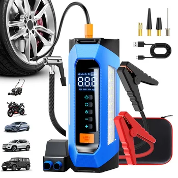 8000a Amp 200 Psi Auto Jumper Multi Funzione 12v Batteria Booster Condensatore Auto Compressore Accumulatori E Caricabatterie Di Riserva Avviamento Con Pompa Ad Aria