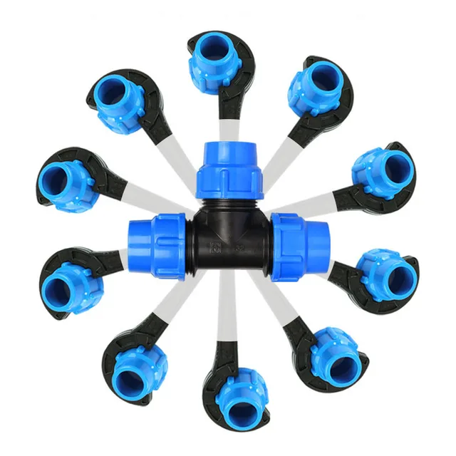 20/25/32/40 Mm Pe Cső Gyors Csatlakoztató Szerelvények Csavarkulcs Öntözőszelep Záróanya Speciális -Javító Tartozék - Image 3