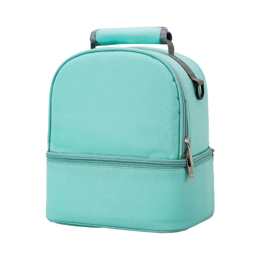 Nylon Insulation Mommy Backpack Milk Preservation Double Layer Baby Diaper Bag Multifunctional Large Capacity Mommy Shoulder Bag