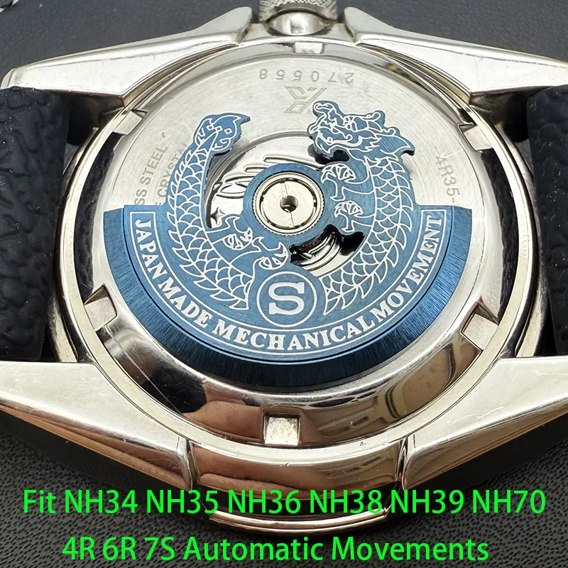 Customized Automatic Hammer Rose Gold Black Blue Silver Gold Watch Rotor Parts