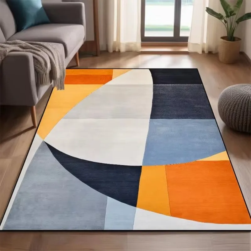Nordic Geometric Carpet Livingroom Fashion Soft Carpet Bedroom Sofa Coffee Table Rug Kids