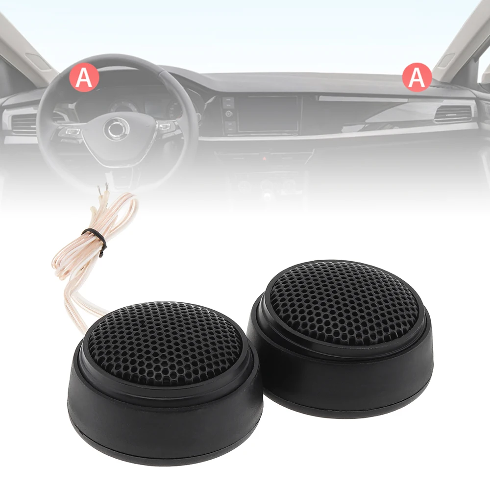 2pcs Universal  Car Speaker Dome Tweeter Sound Vehicle Auto Music Stereo Modified Loud Speakers