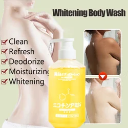 Niacinamide Whitening Shower Gel Smoothing and Brightening Formula for Full Body Skin Cleansing Moisturizing Body Wash