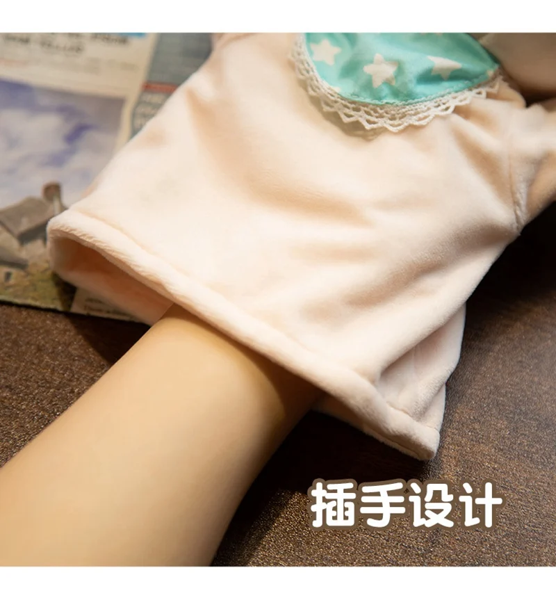 Kawaii Plush Animal Puppets - Educational Stuffed Toys for Kids