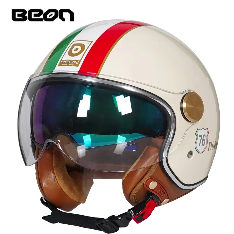 BEON    , 3/4 ܿ Ʈ  ,   , ̵ , Casco Capacete B120 B-120