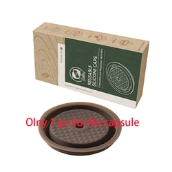 Reusable Stainless Steel Coffee Capsule with Original Pod Design (1 lid)