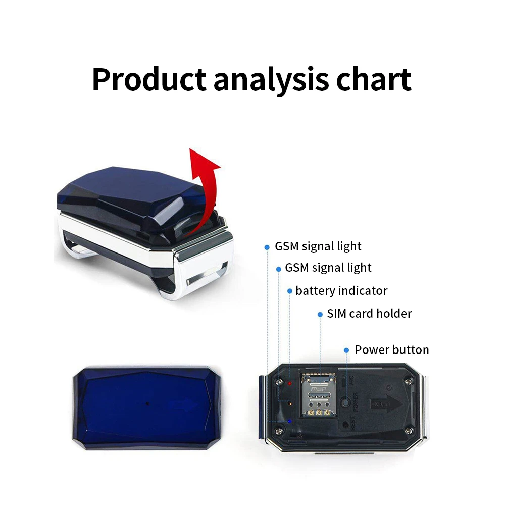 Multifunctional Pet Smart G12 GPS Tracker Mini Anti-Lost Collar Waterproof Locator Tracer Device for Dog Cat Pets Accessories smart tracker