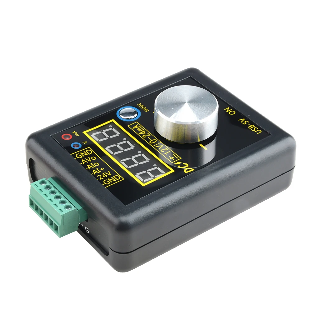 FNIRSI SG-002 4-20mA 0-10V Digital Analog Voltage Signal Generator 0-20mA Current Transmitter Debug Source Calibrator 5