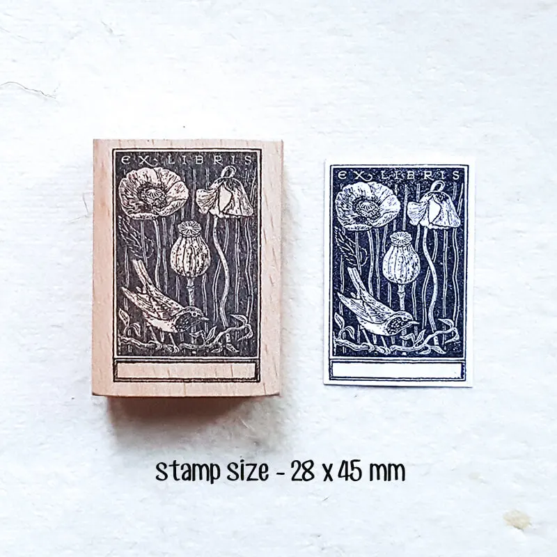 スタンプ スクラップブッキング 蔵書票 図書館カード ​​ 読書好き 日記