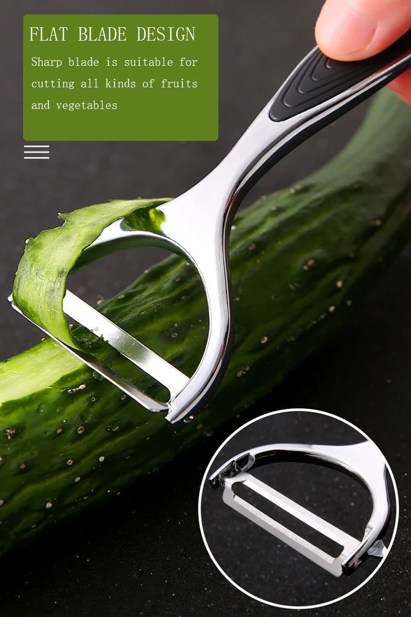 Description Picture 5 of itemStainless Steel Multi-function Fruit and Vegetable Peeler&amp Julienne Cutter Peeler Potato Carrot Grater Kitchen Tool Gadgets