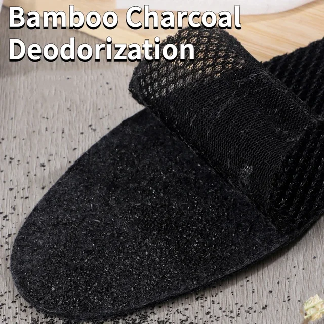 Plantillas de bambú para hombre y mujer, plantillas desodorantes de malla transpirable que absorben el sudor, almohadillas para zapatos, almohadillas deportivas para correr, cojín ligero - Image 4