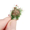 1Set Miniature Flower Cluster Garden Decor DIY Grass Tufts Building Layout Static Scenery Model 9*1*0.6cm Durable Sand Table 4