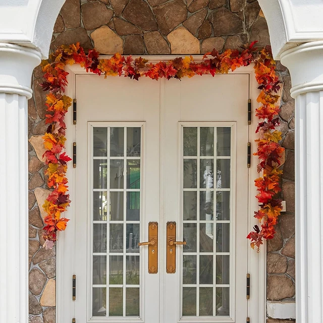 2M Artificial Maple Leaf Garland 6