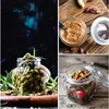 100ML Spice Jars with Airtight Hinged Lid for Spice Herb Seasoning Art Craft Storage Empty Container Small Sealed Glass Jars 6