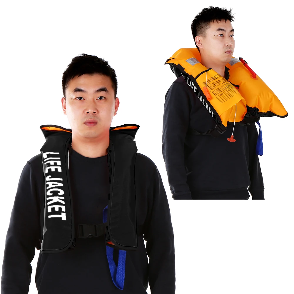 자동 풍선 성인 구명 조끼 성인 구명 조끼 안전 수상 스포츠 카약 낚시 서핑 서바이벌 자켓