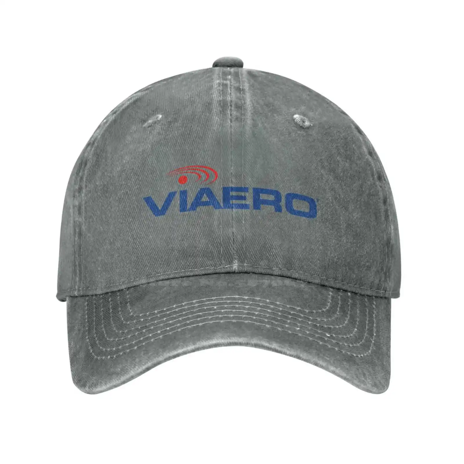 

Viaero Wireless Logo Print Graphic Casual Denim cap Knitted hat Baseball cap
