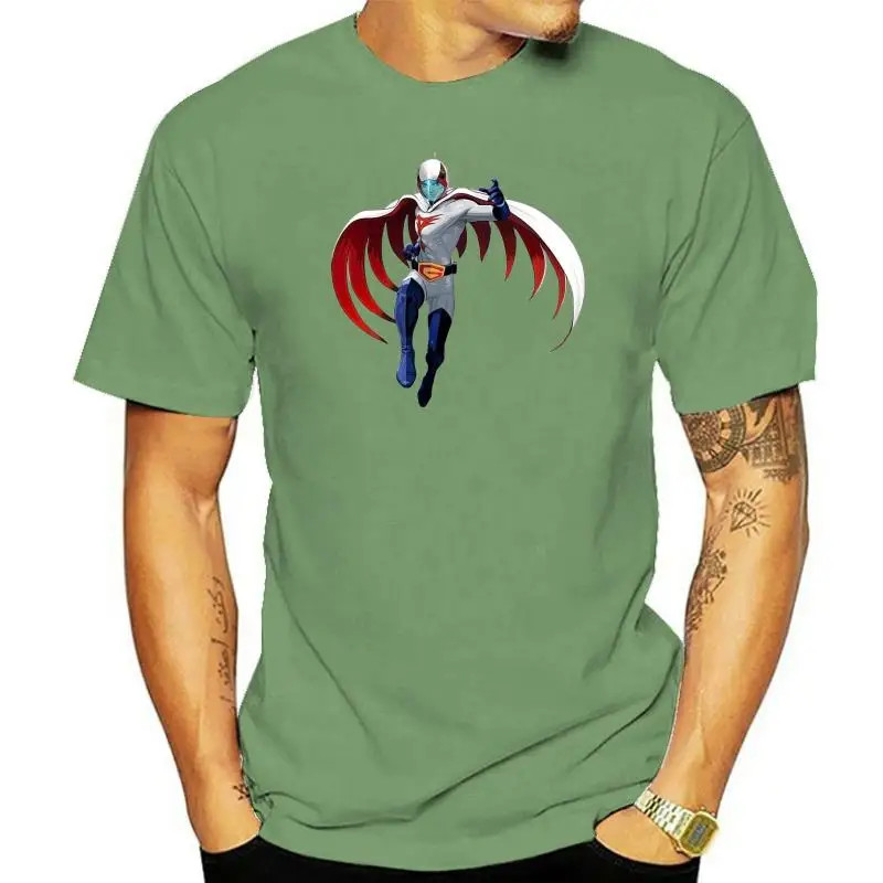 New Gatchaman G-Force Classic Cartoon Anime Men White Black T-Shirt Taglia S-3Xl