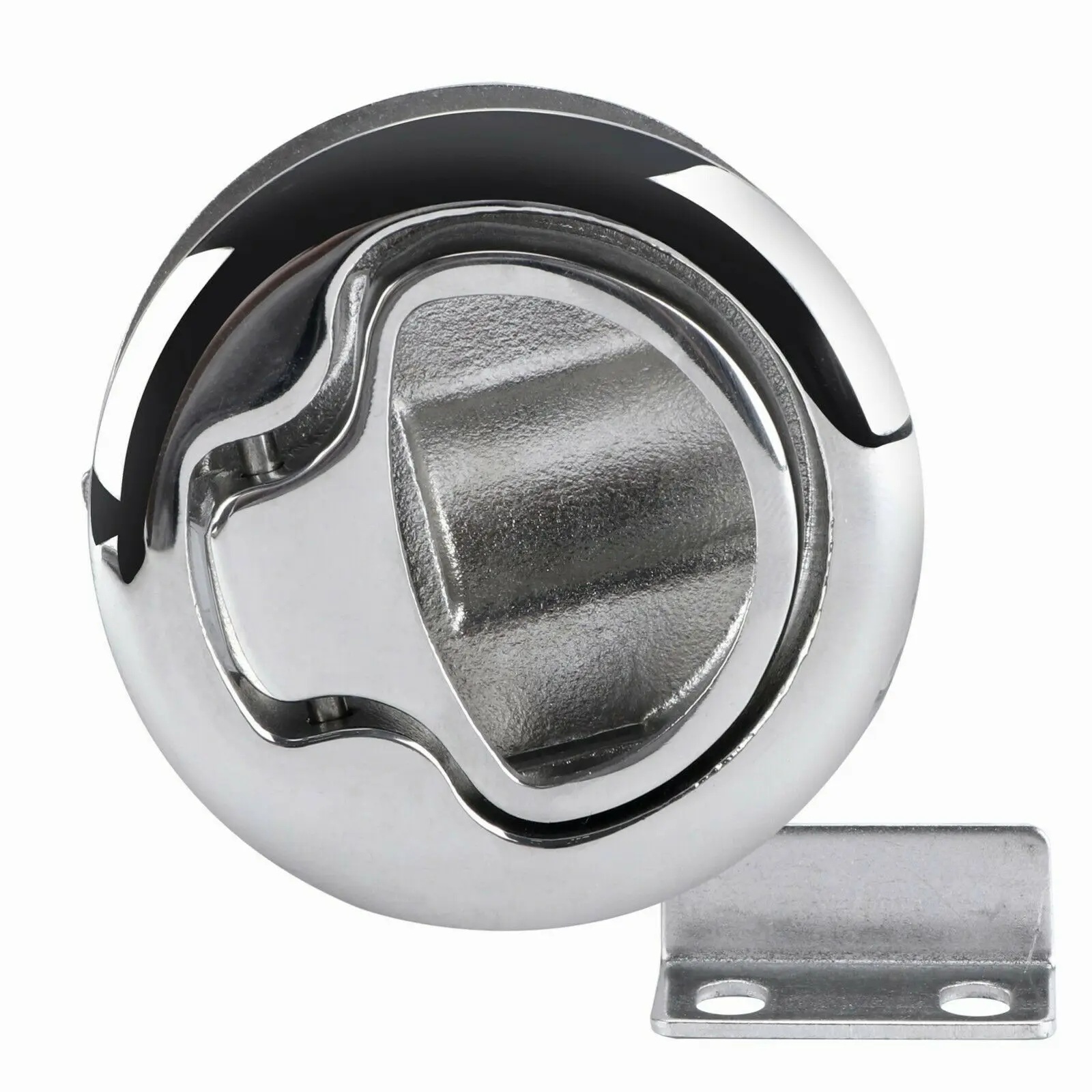 Boat Parts Accessories A Pair Boat  2\'\' Floor Latches Turning Lock Lift Handle Marine Stainless Steel