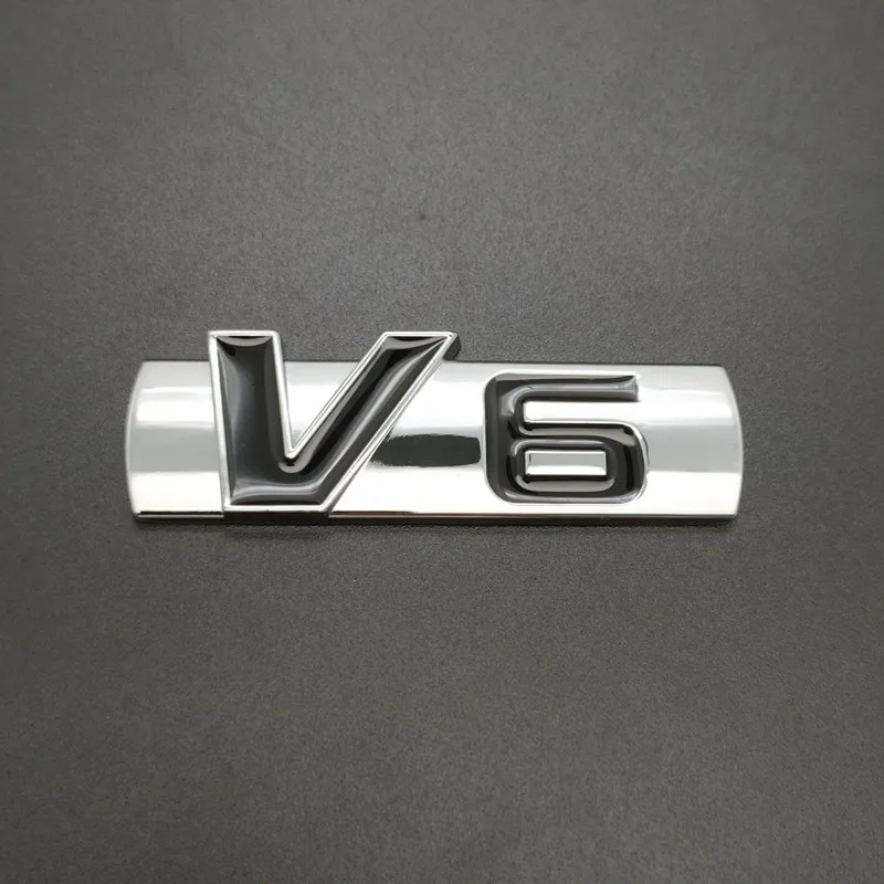 Chrom V8 Emblem Autoaufkleber - 7,5x3,2cm Selbstklebend