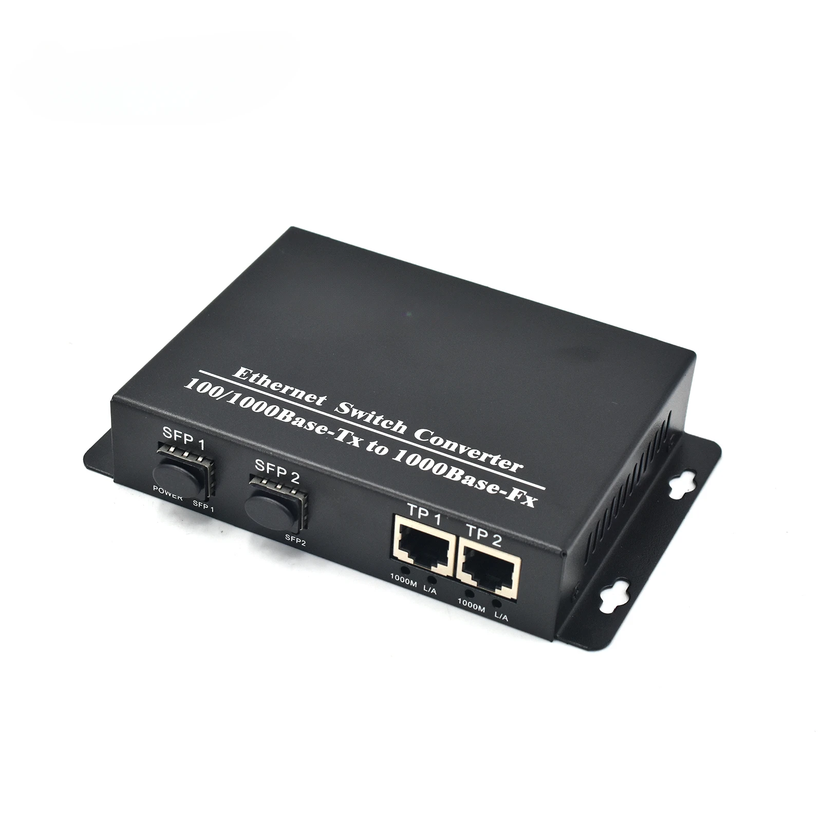 Unmanaged 48V POE Switch 2*10/100/1000Base-TX PoE ports With 2 Port SFP Fiber Ethernet switch POE ruijie rg s5310 24gt4xs p e 24 10 100 1000base t ethernet ports support poe 4 10 gigabit sfp ports 1 management ethernet port mgmt 1 usb port