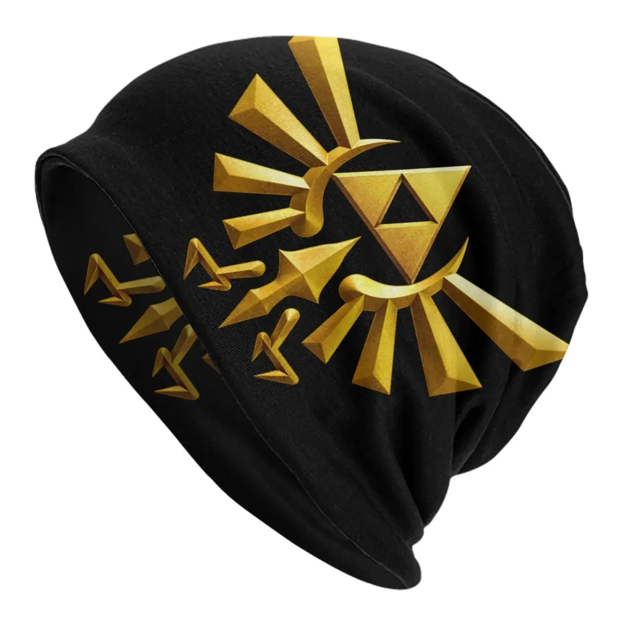 

The Legend Of Zeldas Bonnet Hat Knitting Hat Men Women Fashion Adult Video Game Sword Skyward Triforce Warm Winter Beanies Cap