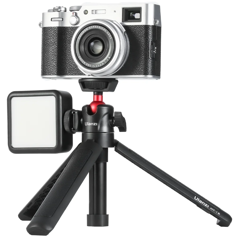 울란지 MT-16 셀카봉 삼각대 360도 회전 °   회전 볼 헤드 1/4'' 나사 콜드슈 범용 전화 DSLR 카메라 스탠드