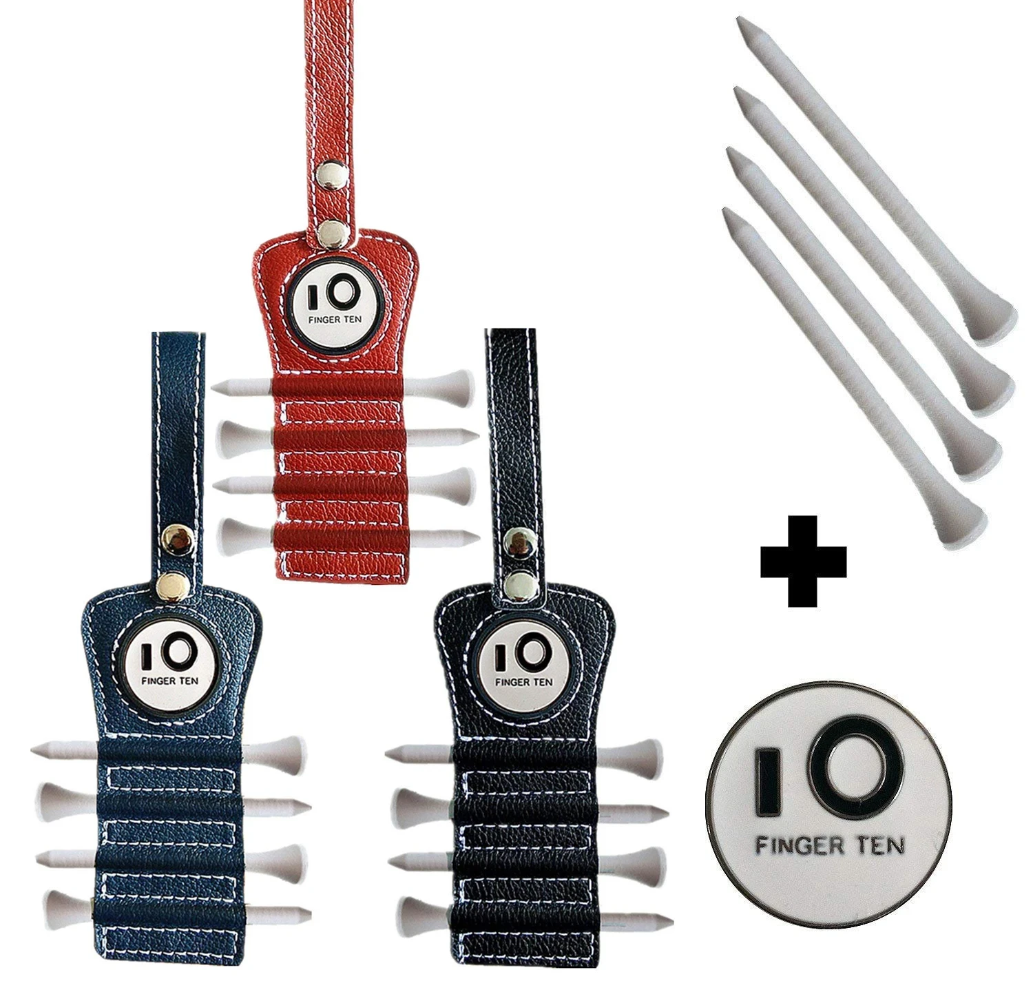 볼 마커가 있는 골프 티 거치대, 럭셔리 가죽 골프 액세서리, 쉬운 후크 골프 백 벨트 클립, 남성 여성 선물 Best5 볼 마커가 있는 골프 티 거치대, 럭셔리 가죽 골프 액세서리, 쉬운 후크 골프 백 벨트 클립, 남성 여성 선물 Best5