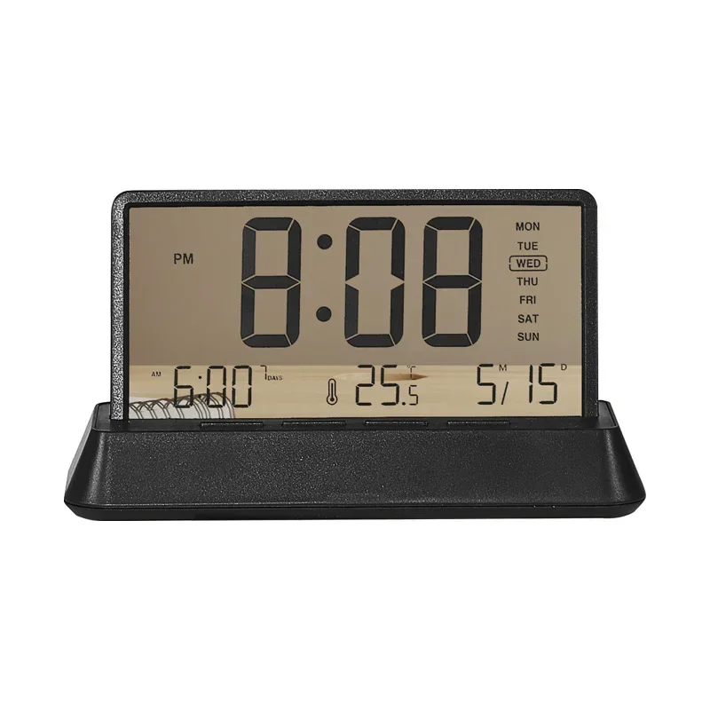 שעוני שולחן דיגיטליים בעיצוב מינימליסטי אביזרים לסלון יוקרתיים שעון שולחן שקט מודרני עיצוב בית עיצוב רעלוח